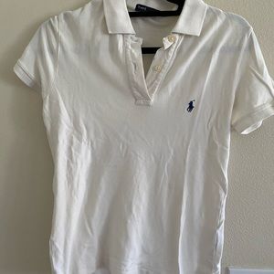 WHITE COLLARED POLO